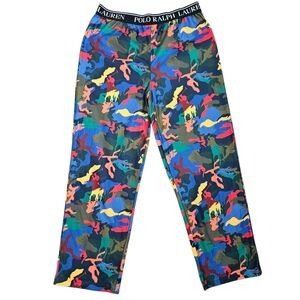 Polo Ralph Lauren Boys Medium Youth Camo Sleep Jogger Pajama Pants Size  NWOT